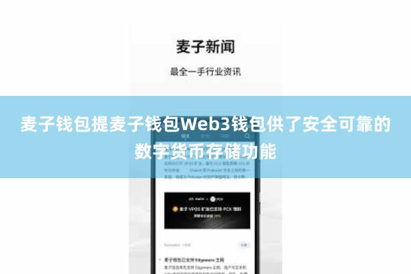 麦子钱包提麦子钱包Web3钱包供了安全可靠的数字货币存储功能